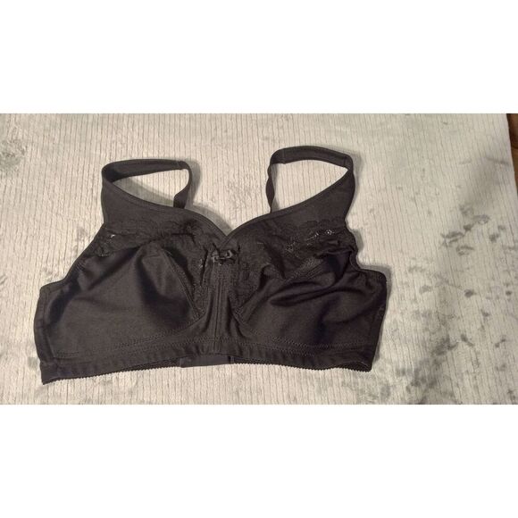 Glamorise Full-Figure MagicLift Wire-free Minimizer Support Bra 1003 36DD Black - Picture 1 of 3